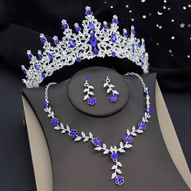 Imperial con diamantes azul marino