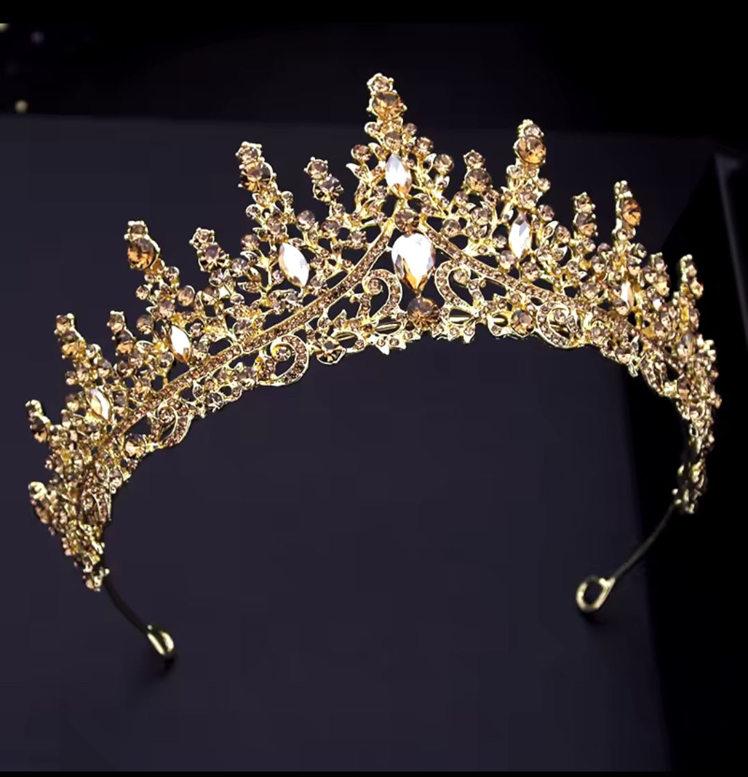 Tiara Imperial (Dorada, Champán o Tornasol)