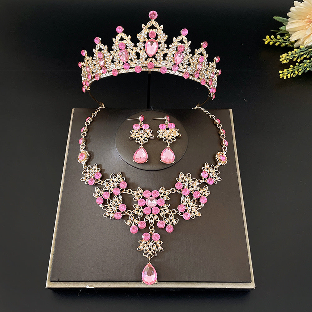 Princesa con diamantes rosa