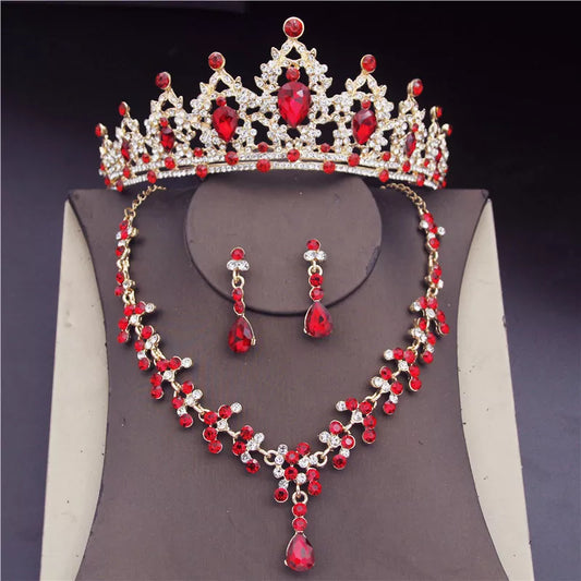 Princesa con diamantes rojos