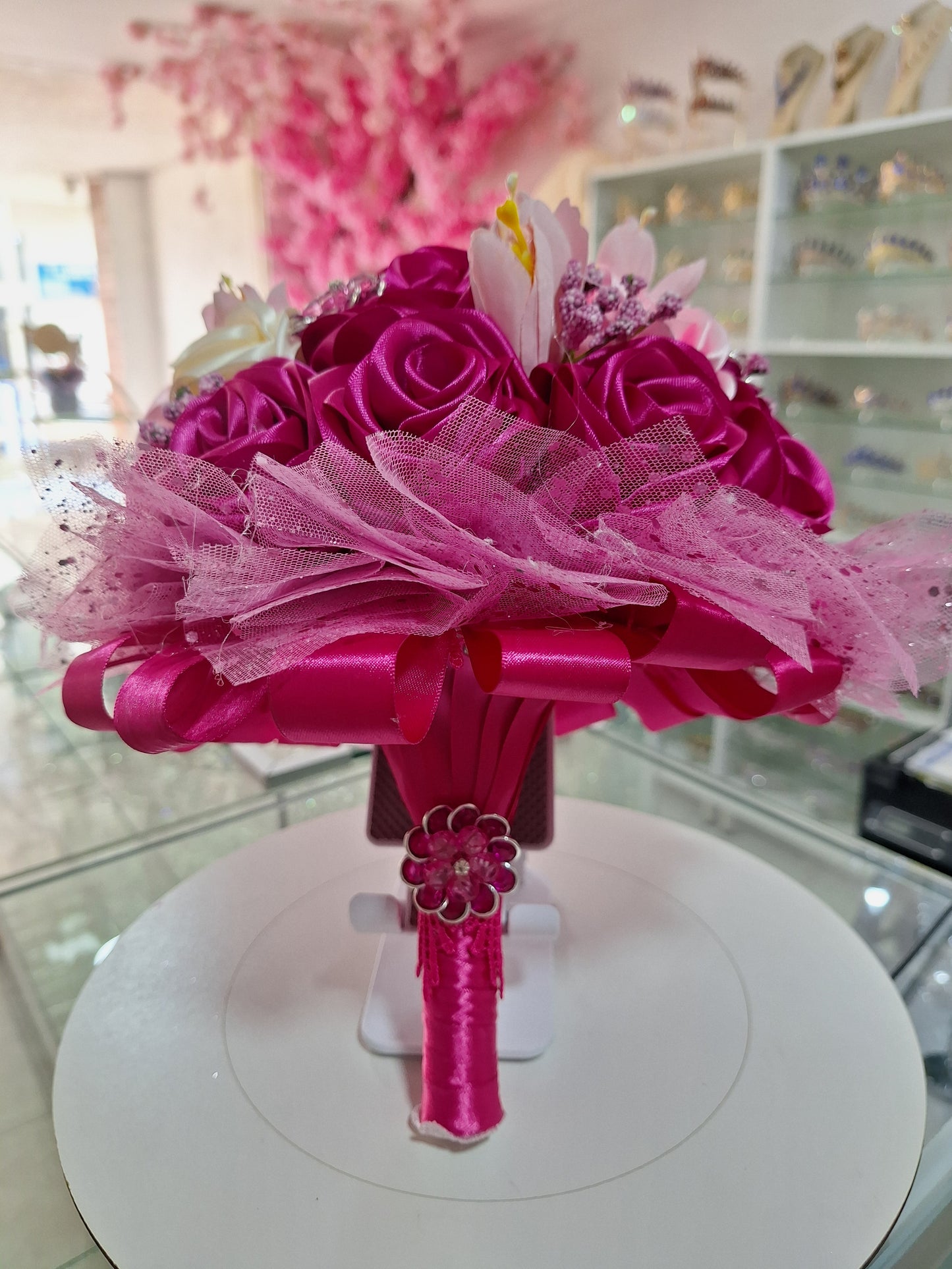 Bouquet fucsia