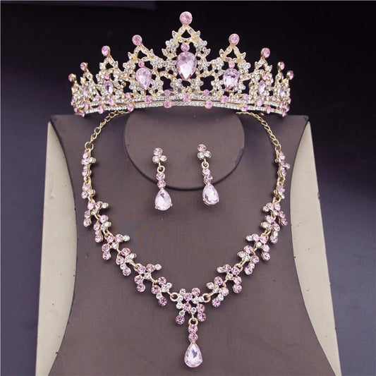 Princesa con diamantes rosa