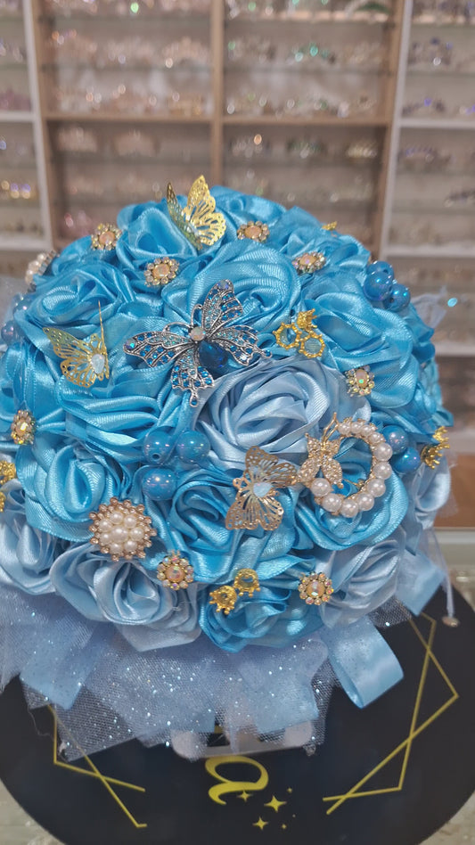 Bouquet Azul Celeste A1