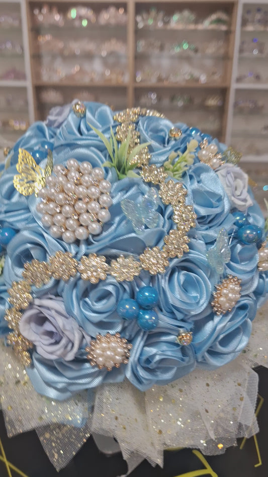 Bouquet Azul cielo